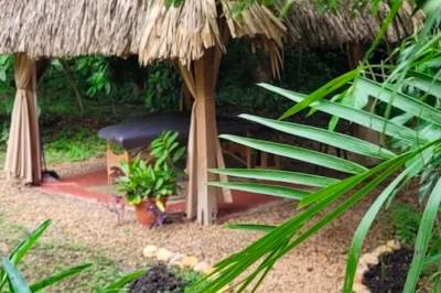 Jungle spa experience is one your group will love, Balance Point Wellness Belize, Bullet Tree Falls